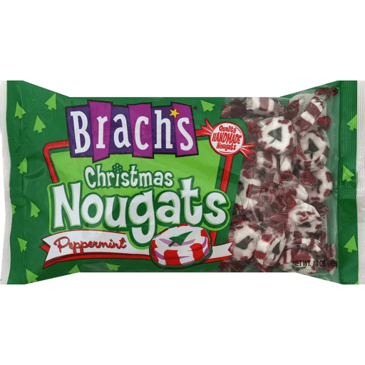  Brachs Candy Christmas Nougats 6 Pack, Bulk