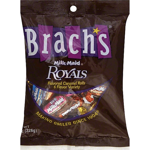 Brachs Milk Maid Caramels  Brachs Royals - Candy Favorites