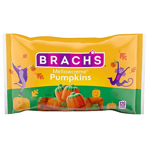 BRACH'S MELLOWCREME Pumpkins Halloween Candy 11 oz. Bag, Dulces empacados