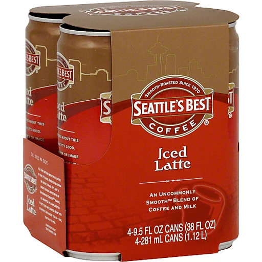 Seattle's Best® Iced Latte Coffee Drink 4 Pack  fl. oz. Cans | Pantry |  Festival Foods Shopping