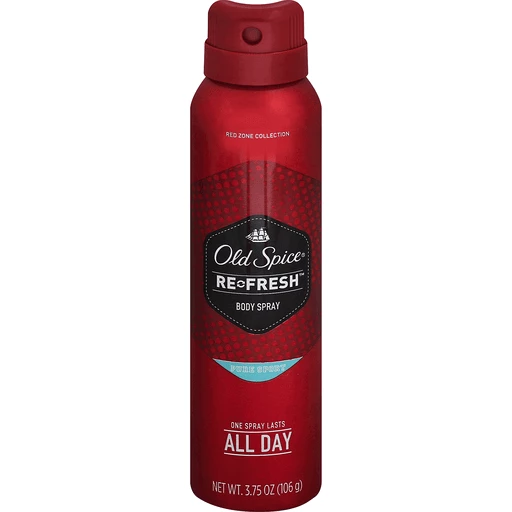 Old Spice Red Zone Collection Re-Fresh Body Spray, Pure Sport | Deodorants | Valli Produce - International Fresh Market