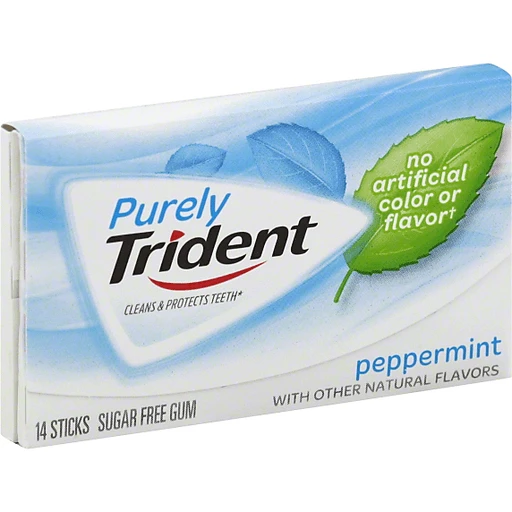 Purely Trident Gum Peppermint Chewing Gum Foodtown