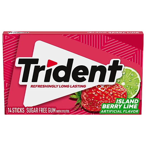 Trident Gum Sugar Free Island Berry Lime Chewing Gum Market 33