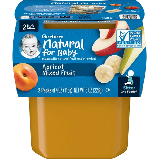 vertaling Lyrisch prinses Gerber 2nd Foods Natural For Baby Baby Food, Apricot Mixed Fruit, 4 Oz Tubs  (2 Pack) | Baby Food & Snacks | Russ's Market