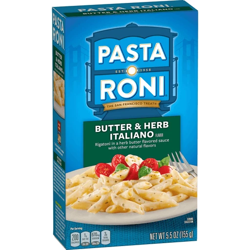 Pasta Roni Rigatoni Butter & Herb Italiano Flavor  Oz | Shop | Holiday  Market Canton