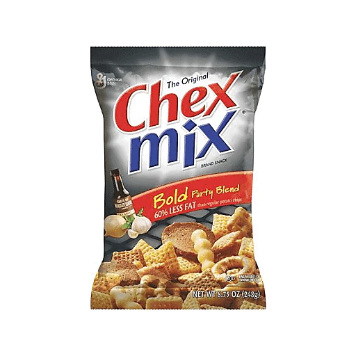 Chex Mix Snack Mix, Party Blend, Savory, Bold - 3.75 oz