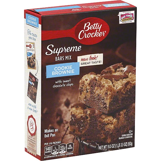Betty Crocker® Delights Dessert Mix Supreme Cookie Brownie 19.5 | Tony's