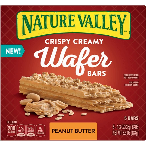 Nature Valley Protein Bars, Peanut Butter, Crunch 5 Ea