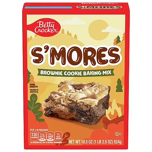 Betty Crocker Cookie Baking Mix, S' Mores 18.5 Oz | Cookie Mixes | D&W Market