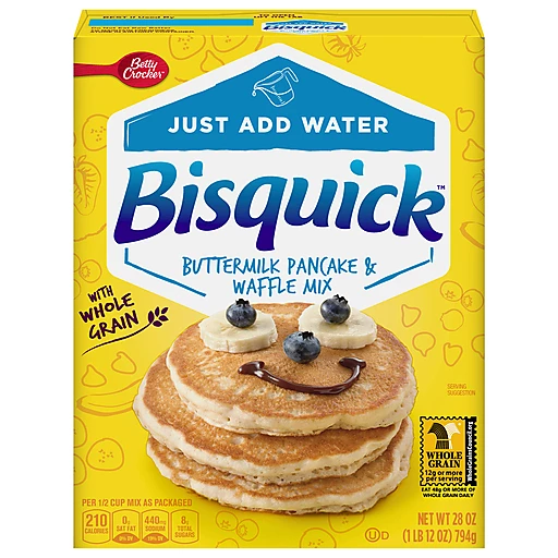 Vice retort karakterisere Bisquick Buttermilk Complete Pancake and Waffle Mix, 28 oz box | Pancake  Mixes & Syrup | Gene's Heartland Foods