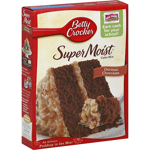 Betty Crocker Super Moist Mix, German | Cake & Cupcake Mix Valli Produce - International Market