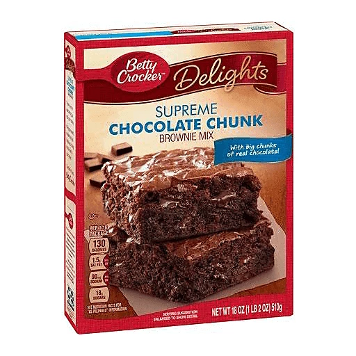 Betty Mix Chocolate Chunk Brownies Baking | Busch's