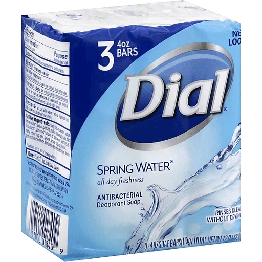 Dial Antibacterial Deodorant Soap Spring 3 CT | Bar Soap & Body Wash | Wade's Piggly Wiggly