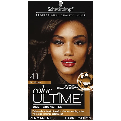 Schwarzkopf® Color Ultîme® 4.1 Rich Brown Hair Color 5 pc Box | Hair  Coloring | Houchen's My IGA