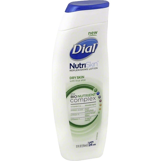 Dial NutriSkin Dry Skin with True Aloe Replenishing Lotion | Bar Soap & Wash | Edwards Giant