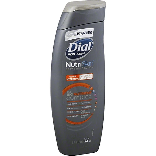 Dial® Men 7 Day Ultra Hydrating Body + Face Lotion 12 fl. Bottle | Lotion | Walt's Food Centers