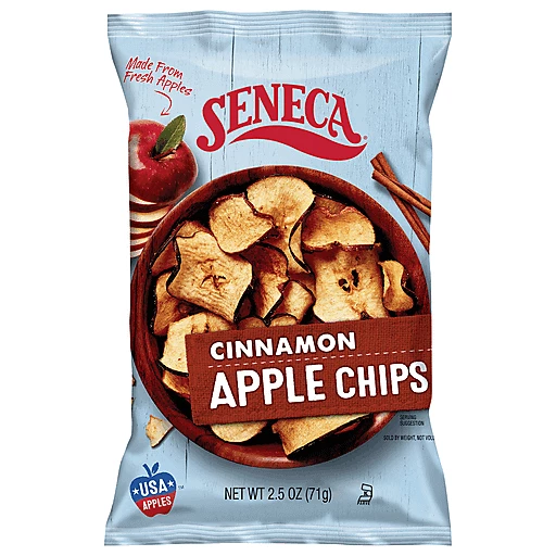 Seneca Apple Chips, Cinnamon 2.5 oz | Dried Fruit | Martins - Emerald