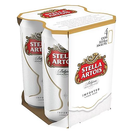 Stella Artois® Lager, 4 Pack fl. oz. Cans | Beer | Cutter