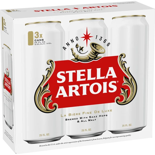 Stella Oz 3 Pack Can | Beer | Brooklyn Harvest Markets