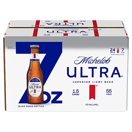 Michelob Ultra Superior Light Lager Beer, 24 bottles / 12 fl oz