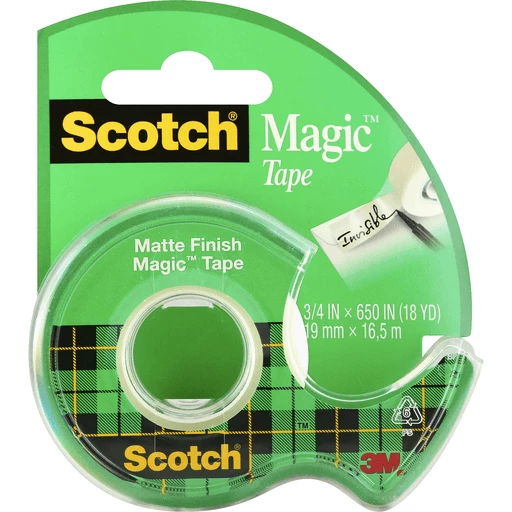 Scotch Magic Tape - The Original Matte Finish Invisible Tape by 3M