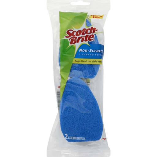 3M Scotch-Brite No Scratch Dishwand Scrubber Refill - 2 pack