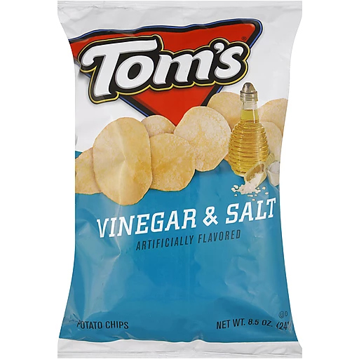 katalog Verdensrekord Guinness Book Integral Tom's® Vinegar & Salt Potato Chips 8.5 oz. Bag | Potato | Price Cutter