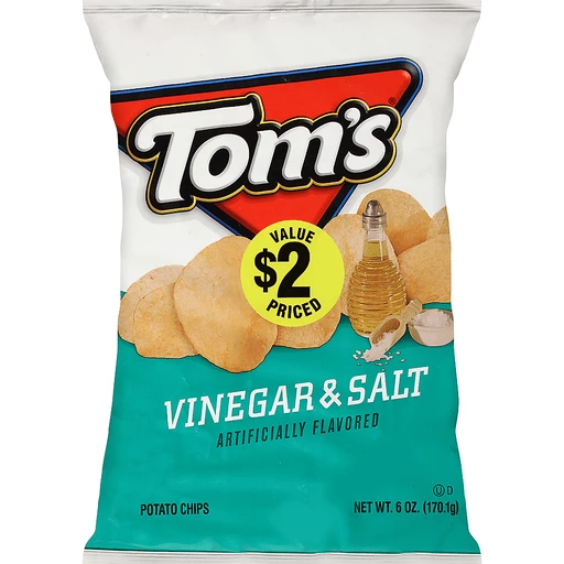 Toms Potato Chips, Vinegar & Salt | Country Mart