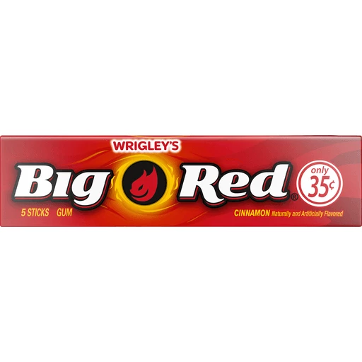 Indtægter omgive stil WRIGLEY'S BIG RED Cinnamon Gum, 5 Piece Pack | Chewing Gum | The Markets
