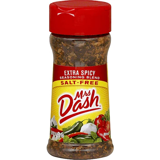 Salt-free taco seasoning from Mrs Dash, a start to your low-salt