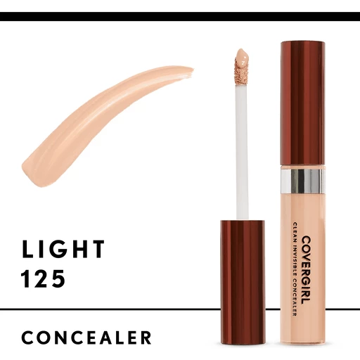 COVERGIRL Clean Invisible Lightweight Light.32 oz (packaging may vary), Concealer Makeup, Concealer for Circles, Under Eye Concealer, Full Coverage Concealer | Foundation and | Sooners
