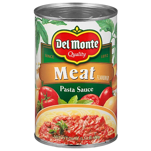 Del Monte Meat Flavored Pasta Sauce 24 oz | Meat | Cannata's