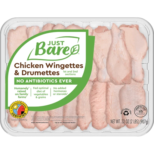 Whole Foods Market Cut Organic Chicken Wings: Nutrition