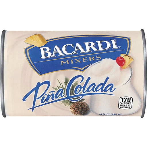 Bacardi Mixer Pina Colada Can, 10 Fl Oz Juices | Sedano's Supermarkets