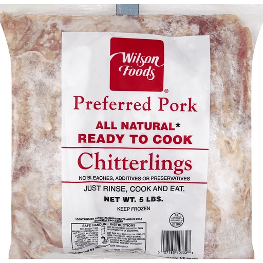Pork Chitterlings Frozen, Specialty Cuts
