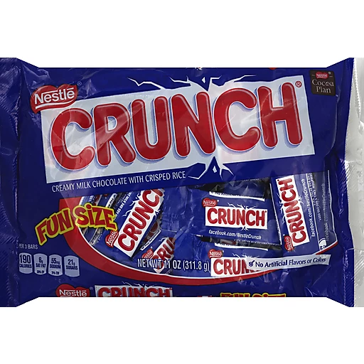 CRUNCH Fun Size Candy Bar 11 oz. Bag, Bars