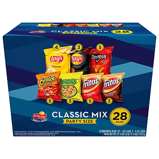 Lay’s Classic Potato Chips, Party Size, 13 oz Bag