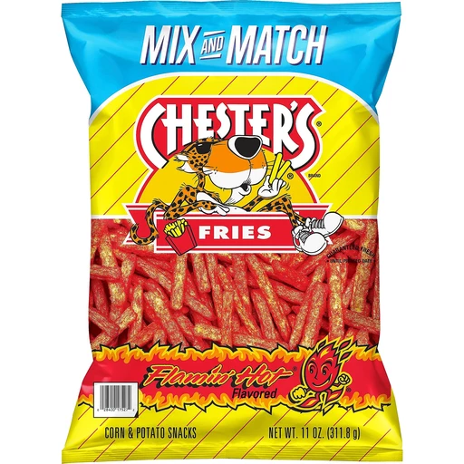 Chesters Fries, Flamin Hot Flavored | Meriendas, papitas y dips | Selectos