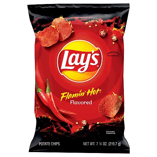  Lay's Potato Chips, Salt & Vinegar, 7.75 Oz