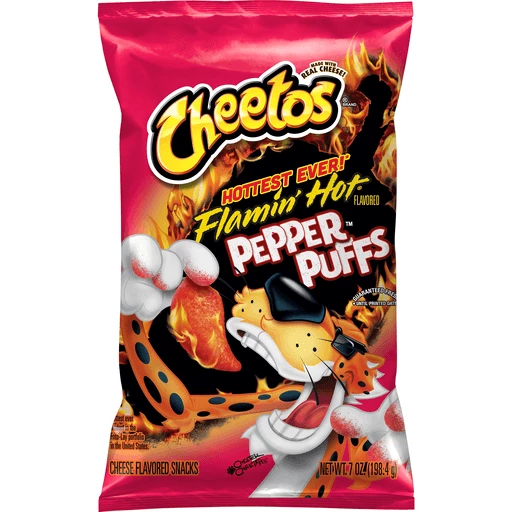 Cheetos Flamin Hot, Cheese & Puffed Snacks