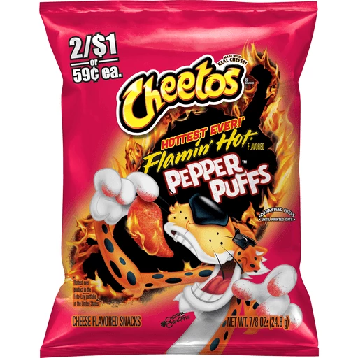 Cheetos Cheese Puffs Cheese Flavored Snack 8 oz