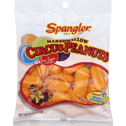 Spangler Marshmallow, Circus Peanuts | Packaged Candy | Needler's Fresh  Market