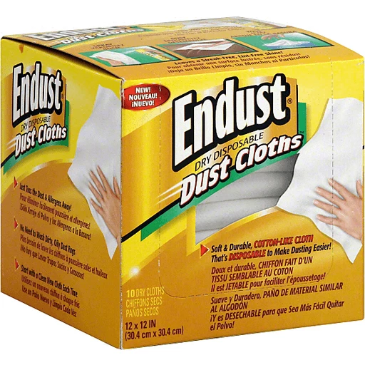 Endust Dust Cloths, Dry Disposable, Shop