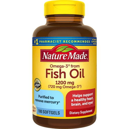 heel fijn monteren periscoop Nature Made Fish Oil, 1200 Mg, Softgels | Oils, Fish | Russ's Market