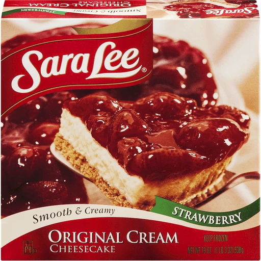 Sara Lee Strawberry Original Cream Cheesecake | Frozen Desserts | Houchens  Market Place