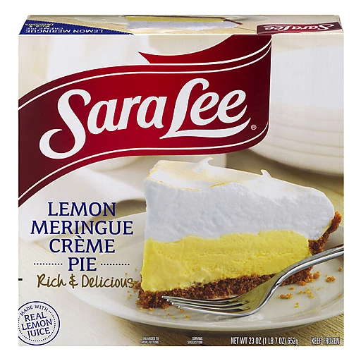Sara Lee Pie, Lemon Meringue Creme 23 oz, Pies Whole