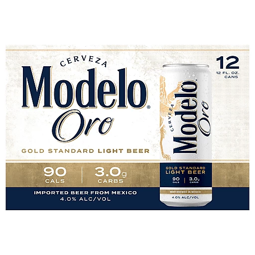 Modelo Beer, Light, Gold Standard 12 ea | Beer, Wine & Spirits | Cannata's