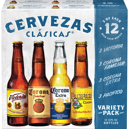Cervezas Clasicas Variety Pack Mexican Lager Beer | Beer | Valli Produce -  International Fresh Market