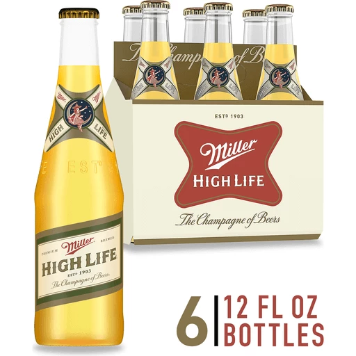 High Life Lager Beer, 4.6% ABV, 6-pack, 12-oz beer Lagers | Baesler's Market