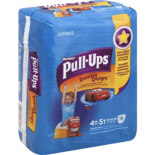 Pull-Ups Learning Designs Boys' Potty Training Pants, 4T-5T (38-50